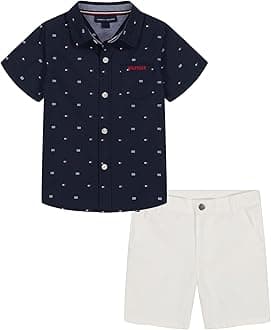 Tommy HilfigerBoys 2pc Shirt Short Set Short Set