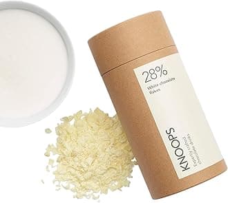 Knoops White Hot Chocolate Flakes, 28% White Luxury Hot Drinking Chocolate, Delicious Milky Cocoa Drink with Real Choc Flakes, All Natural Ingredients, 250 g, Equal to 8 Serving Sachets