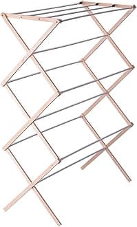 5001 Collapsible Folding Wooden Clothes Drying Rack For Laundry | Pre Assembled