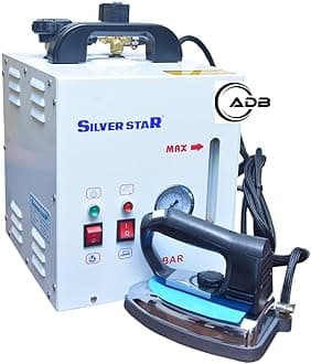 Silver Star industrial steam iron with 4 ltr steam boiler 2200 watt