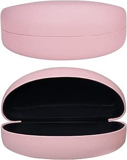 Hard Shell Sunglasses Case,Classic Large Glasses Case for Sunglass,Eyeglasses with Cleaning Cloth,Pouch