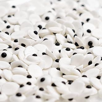 Sugar Piping Eyes Edible cake cupcake topper decorations 24 Pack