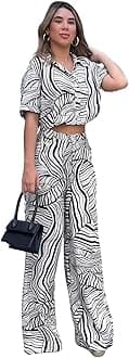 Leriya Fashion Co-ord Set for Women Stylish | Summer Cord Set for Women | Jumpsuit for Western Party Suit | Formal Office Wear & Casual Look | Summer Travel Co Ord Set Beach & Holiday Look