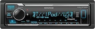 KMM-BT332U Bluetooth Single DIN Car Stereo with USB Port, AM/FM Radio, MP3 Player, Multi Color LCD, Detachable Face, Built in Amazon Alexa, Compatible with SiriusXM Tuner