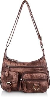 Cross body Shoulder Bag Women Soft PU Leather Purses and Handbags