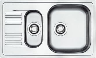 Franke 101.0060.613 EFL 651-78 Stainless Steel Single/Half Bowl Kitchen Sink - Grey