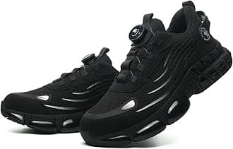 Steel Toe Shoes for Men Women Safety Work Shoes Air Cushion Construction Industrial Shoes Safety Shoes Lightweight Steel Toe Sneakers for Men