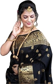 Avantika FashionWomen's Kanjivaram Soft Semi Silk Banarasi Sarees With Blouse Piece.