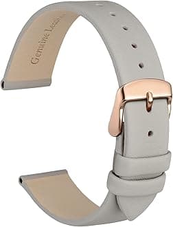 Elegant Watch Straps, Genuine Leather Replacement Bands, Stainless Steel Buckle, 8mm 10mm 13mm 12mm 14mm 16mm 18mm 20mm 22mm