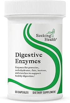 Digestive Enzymes- Enzymes for Protein, carbohydrates, fats, Lactose, and starches to Support Healthy Digestion- 60 Capsules