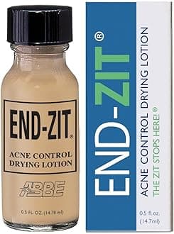End-zit Acne Control Drying Lotion (Medium/Dark), 0.5 Ounce