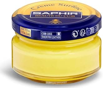 SAPHIR Creme Surfine Pommadier Shoe Polish - Beeswax Cream for Leather Products