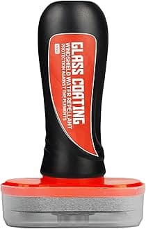 – Windshield Cleaner, Glass Coating for Windshield, Windshield Hydrophobic, Improves Visibility for Enhancing The Visual Effects of Automotive Windshields, Automotive Oil Film Cleaning Brush