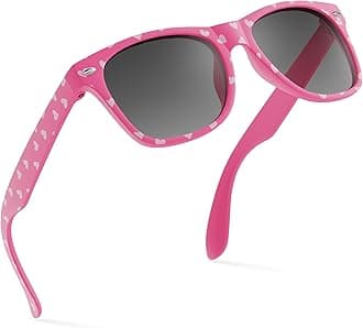 Retro Rewind Kids Sunglasses for Boys Girls Age 3-12 - Shatterproof UV400 Toddler Children Sun Glasses