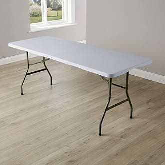 Trestle Table, White, 6ft