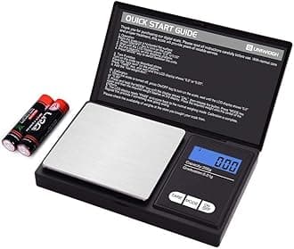 UNIWEIGH Gram Scale,200 gx0.01 g(7.05 oz x 0.001 oz) Digital Pocket Scale,Electronic Smart Weigh Scale,Portable Small Jewelry Scale Grams and Ounces,Mini Scale with LCD Display,Tare (UA200)
