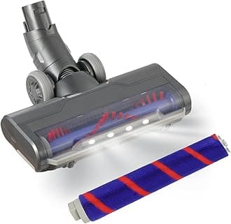 Vacuum Cleaner Brush with Headlights for Hardwood & Carpet for Dyson DC59 V6