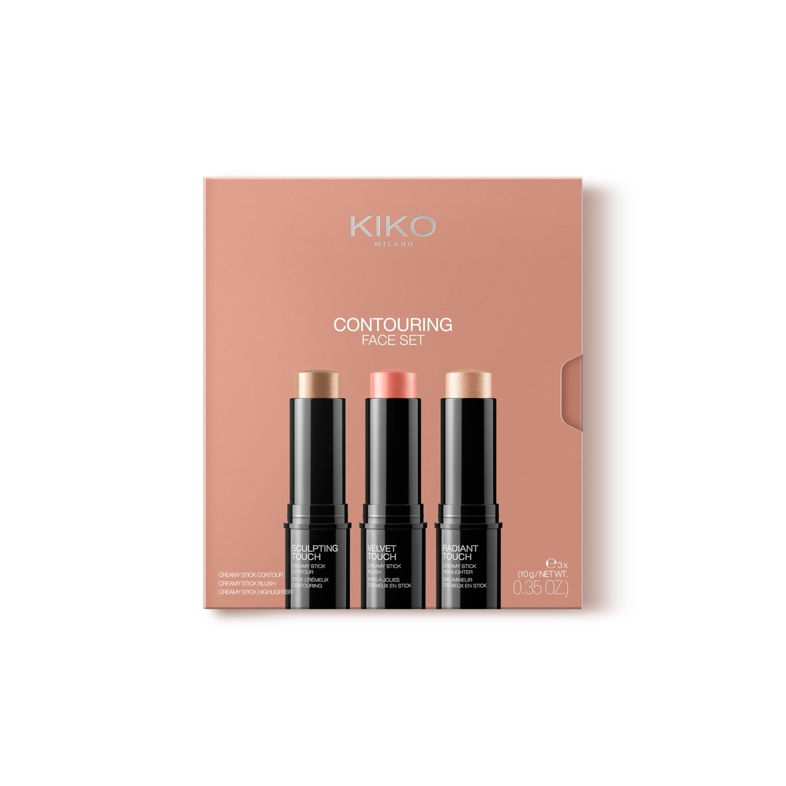 Contouring Face Set 01| Make-Up Kit With 3 Sticks: Blush, Highlight And Face Contour