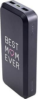 - powerstation prime20 - Ultra-Compact Portable Power Bank with 20,000mAh Internal Battery, 18W USB-C PD Fast Charging, 3-Device Simultaneous Charging, Best Mom