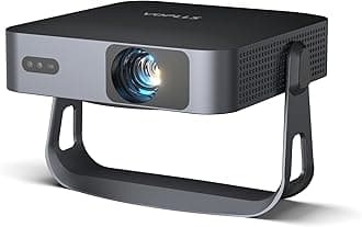 【Officially-Licensed APP & Thinnest Design】Mini Projector 4K with Auto Focus & Keystone, VOPLLS 600ANSI WiFi Bluetooth 1080P FHD Portable Projector, Smart Moive Projectors for Bedroom/Outdoor/Phone