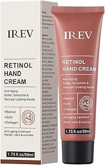 Retinol Hand Cream Firming Anti-Aging Hand Lotion with Collagen, Retinol Moisturizer for Aging & Dry Cracked Hands, Care & Protects Skin, Nails & Cuticles