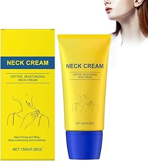 Neck Firming Tightening Cream, Firming Neck Cream For Loose Skin, Wrinkle Repair & Necks Tightener With Peptide Moisturizer, Double Chin Reducer, Necks Roller For Saggy Skin (1)