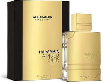 Al Haramain Al Harmain amber oud gold edition unisex 4.0 Ounce eau de parfum spray, 4.0 Ounce