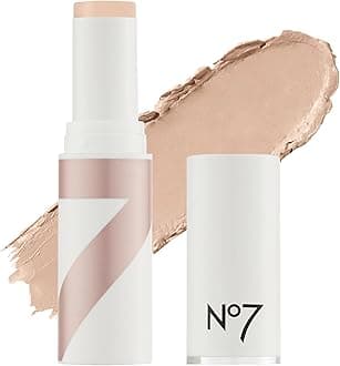 No7 Stay Perfect Stick Foundation - Medium Coverage Long Wear Cream Foundation for All Skin Types - Contains Squalene for Hydrating Foundation Makeup - Creme, (10g)