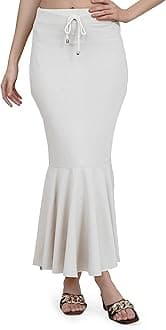 Mehrang Stretchable Saree Shapewear Petticoat for Women, Cotton Blended,Petticoat,Skirts for Women,Shape Wear Dress for Saree
