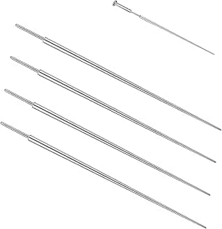 18/16/14G G23 Titanium Insertion Pin Taper for Nose Ear Navel Lip Threadless Piercings Jewelry Kit, 4Pcs Push in Body Piercing Stretching Kit Assistant Tool