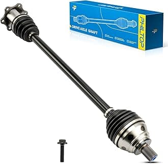 PHILTOP Front Right CV Axle Shaft Assembly for Volkswagen Jetta 2005-2006 2009-2015, Volkswagen Golf 2010-2014, Audi A3 2010-2013, 66-7446 CV Axle Shafts
