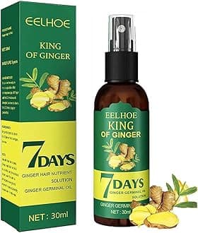 Audinpu Shouga Kingu Hair Growth Oil, 7 Days Ginger Germinal Oil, 7 Day Ginger Germinal Serum Essence Oil Growth Hair, Ginger Hair Growth Serum, Hair Growth Oil for Hair Loss (1 Pcs)