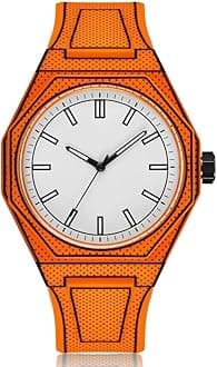 Men's Anime-Inspired Fashion Sketch Wristwatch Minimalist Creative Wormhole Design Stylish and Durable Timepiece for Men's Sports Watch