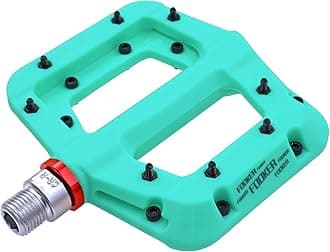 'FOOKER MTB Pedals Mountain Bike Pedals 3 Bearing Non-Slip Lightweight Nylon Fiber Bicycle Platform Pedals for BMX MTB 9/16'''