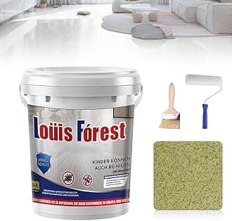 DIY Upgrade High-Gloss Marble Effect Louis Epoxy Floor Coating, Garage Swimming Pool Epoxy Floor Paint, Marble-Like Finish, Suit for Multiple Surfaces