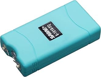 Sabre 2-in-1 Stun Gun with LED Flashlight, Self Defense Stun Gun with Painful 1.160 µC Charge, 120 Lumens, Rechargeable Battery, Easy to Use Safety Switch, Belt Holster for Quick Access