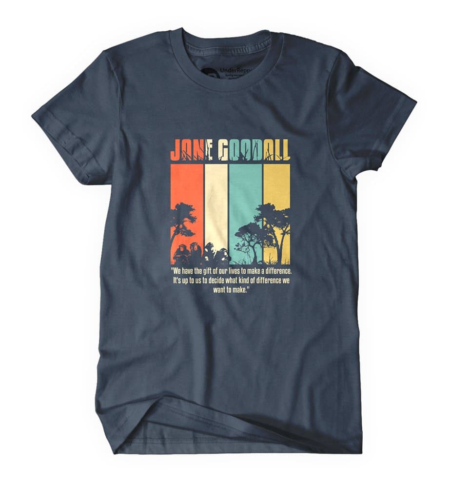 Jane Goodall Difference Crew Neck T-Shirt
