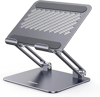 Sponsored Ad - UGREEN Tablet Stand Holder for Desk, Dual Rod Support Desktop Mount, Adjustable Foldable Dock, Multi-Angle Riser Compatible with iPad Pro Air Mini, Grey