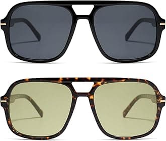 Retro Trendy Square Aviator Sunglasses Womens Mens 70s Classic Vintage Oversized Sun Glasses AR82173