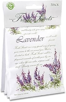 Willowbrook | Fresh Scents Scented Sachet Packet | Lavender | Air Freshener Bags for Drawers, Closets, Cars | 3 Pack | Long Lasting Home Fragrance