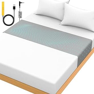 Grounding Mat for Bed 90% Organic Cotton+10% Pure Silver Fiber, Grounding Fitted Sheets for All Mattress Sizes, with Static grounding Cord and Test Pen (Gray, 105.1 * 23.2 inch)