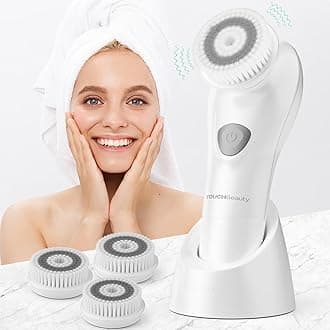 TOUCHBeauty Gesichtsbürste für Männer Skin Scrubber mit fortschrittlichen 6 Grad oszillierenden Vibration Reinigungstechnologie TB-1487(Weiß)
