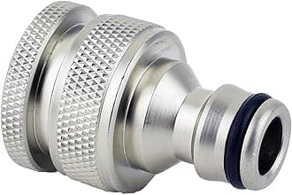 Flopro Professional Metal Outside Hose Tap Connector, Chrome
