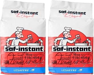 Saf Instant Yeast, 1 Pound Pouch (Pack of 2)