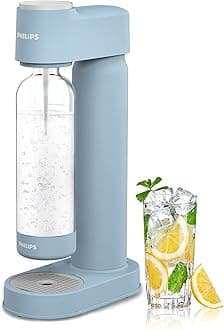 PHILIPS ADD4901BLO/37 Sparkling Water Maker Soda Maker Soda Streaming Machine for Carbonating with 1L Carbonating Bottle, Seltzer Fizzy Water Maker, Compatible with 60L CO2 Carbonator(NOT Included)