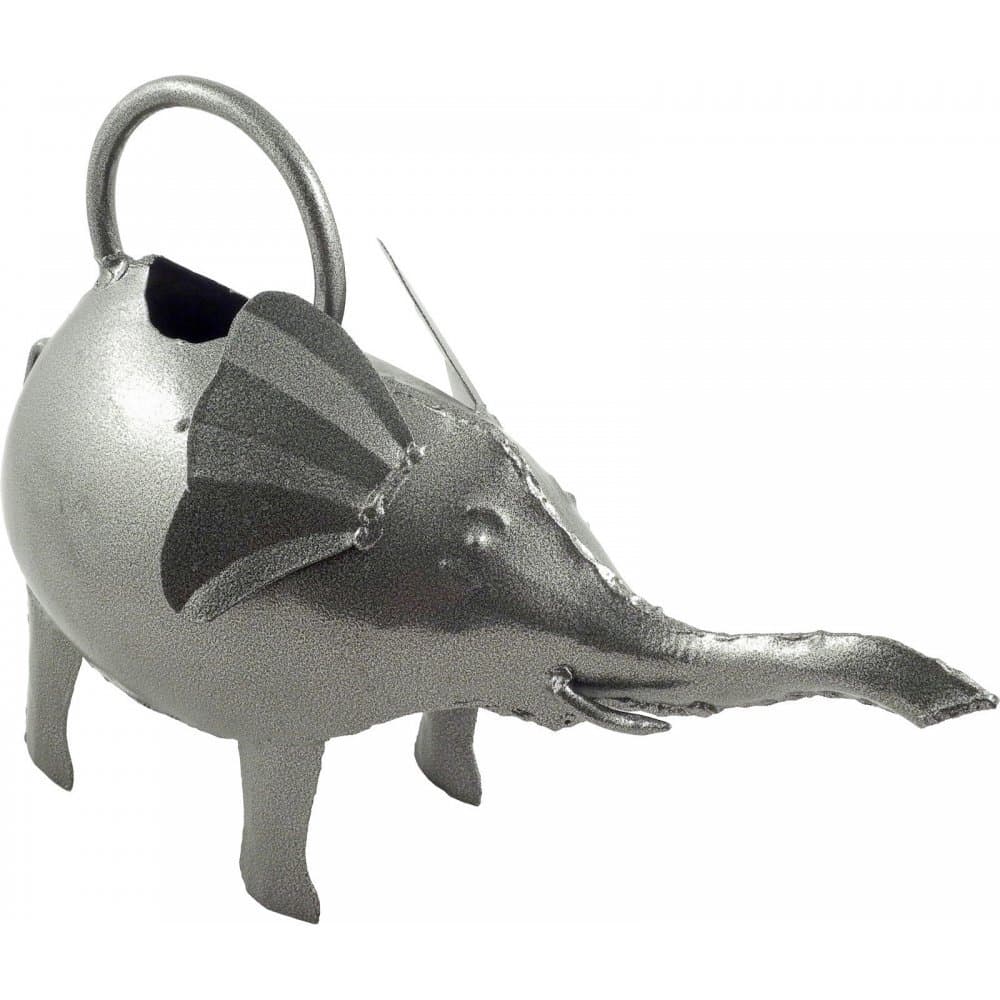 Silver Elephant Watering Can