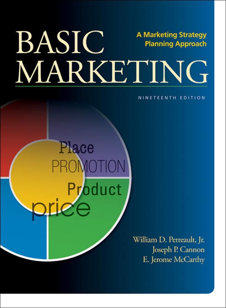 BASIC MARKETING: A Marketing Strategy Planning Approach (IRWIN MARKETING)