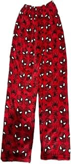 Cartoon Pajamas Pants for Women Girls Kawaii Spider Anime Pink Cat Flannel All Over Print Cute Pjs