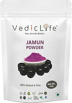 VEDICLIFE Jamun Fruit Juice powder | Dry, No Added Sugars and Preservatives 500gm