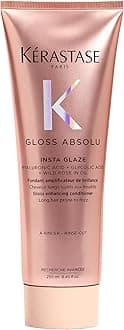Gloss Absolu Insta Glaze Conditioner, Gloss Enhancing Conditioner for All Hair Types, With Glycolic Acid, Hyaluronic Acid & Wild Rose
